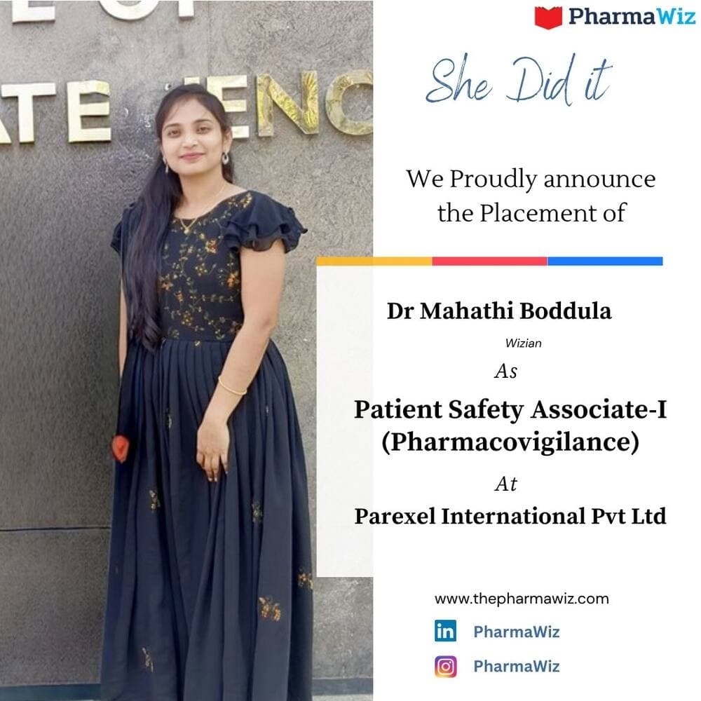 Patient Safety Associate-I, Pharmacovigilance, Parexel International